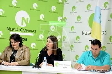 Asamblea de Nueva Canarias de esta tarde en Telde (foto Antonio Alí)